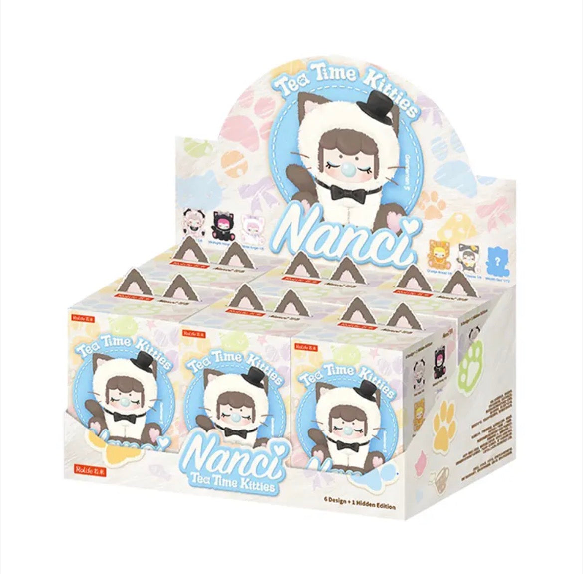 Nanci Tea Time Kitties Blind Box Collectible | Kawaii Gift | Sparkling Pineapple