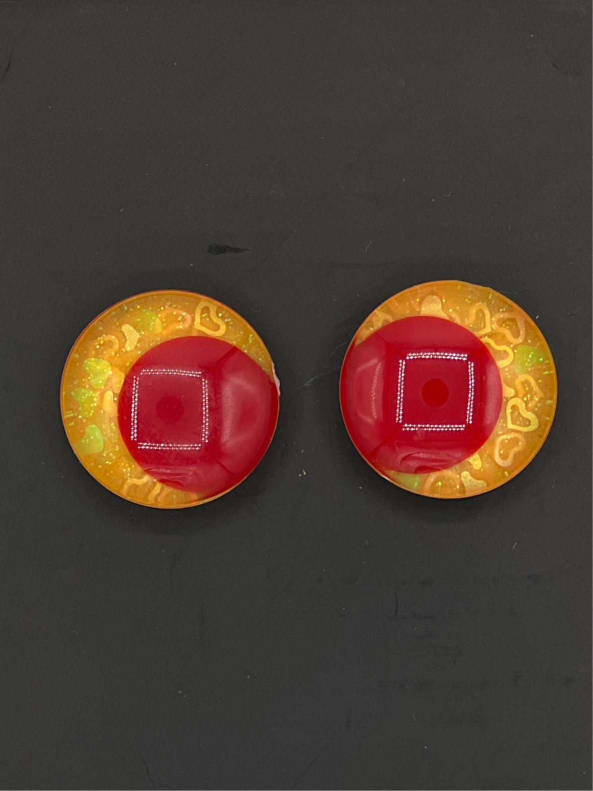 Kawaii Red Pupil Glow-in-the Dark Safety Eyes for Amigurumi Plushies