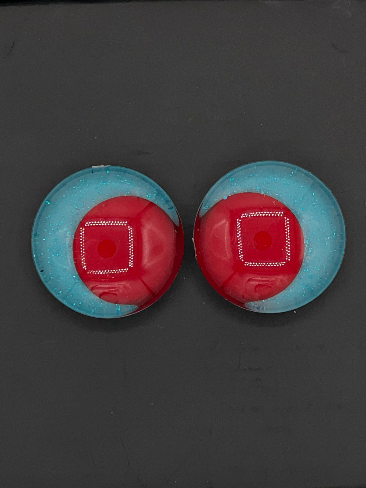 Kawaii Red Pupil Glow-in-the Dark Safety Eyes for Amigurumi Plushies