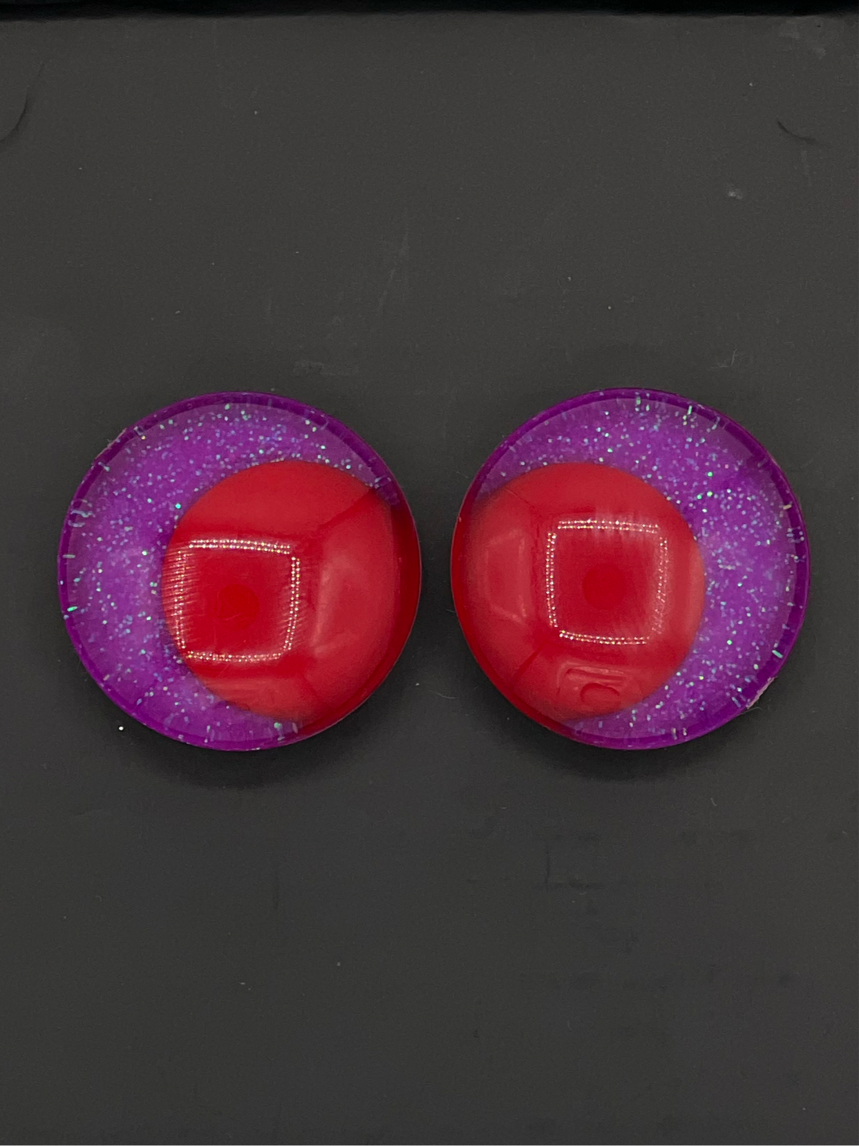 Kawaii Red Pupil Glow-in-the Dark Safety Eyes for Amigurumi Plushies