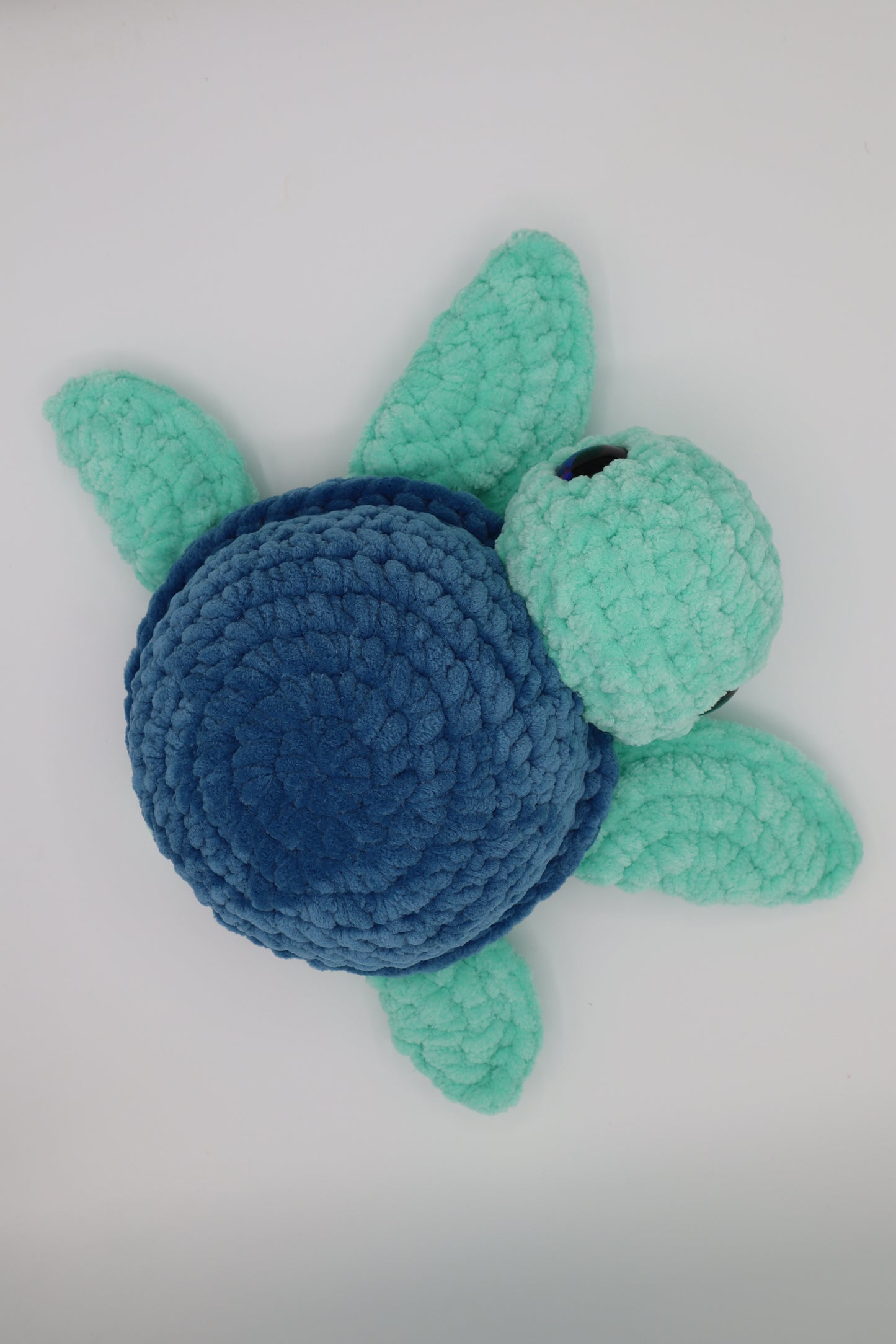 Blue Jumbo Turtle Plushie