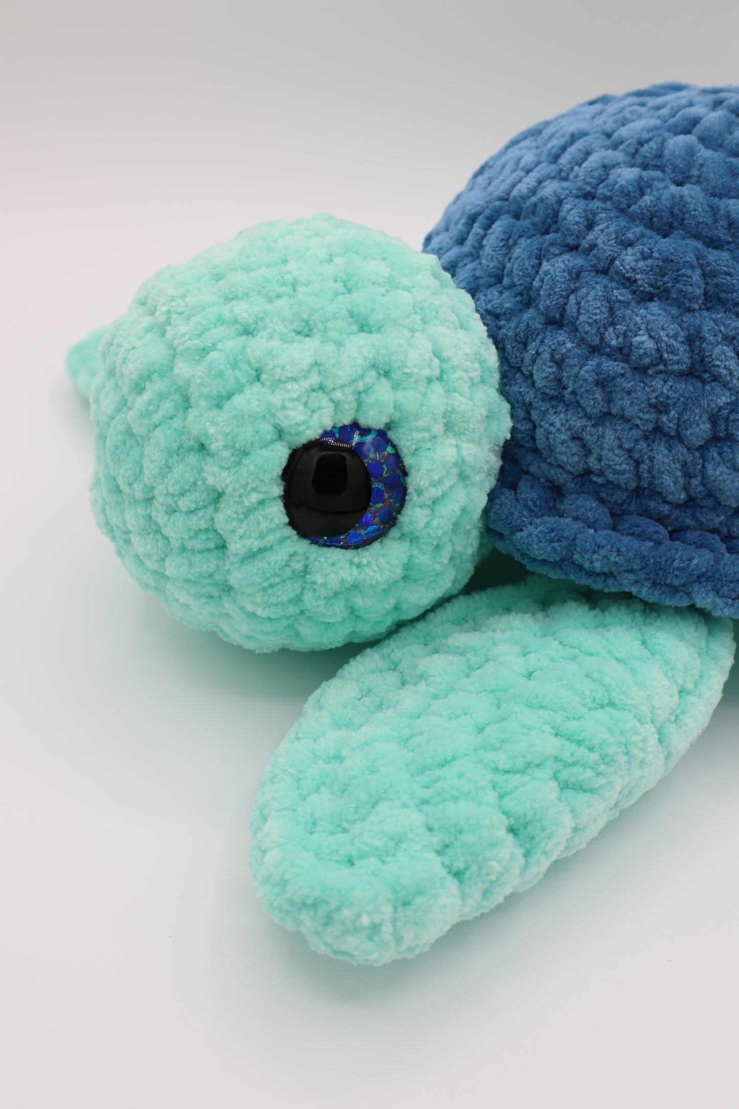 Blue Jumbo Turtle Plushie
