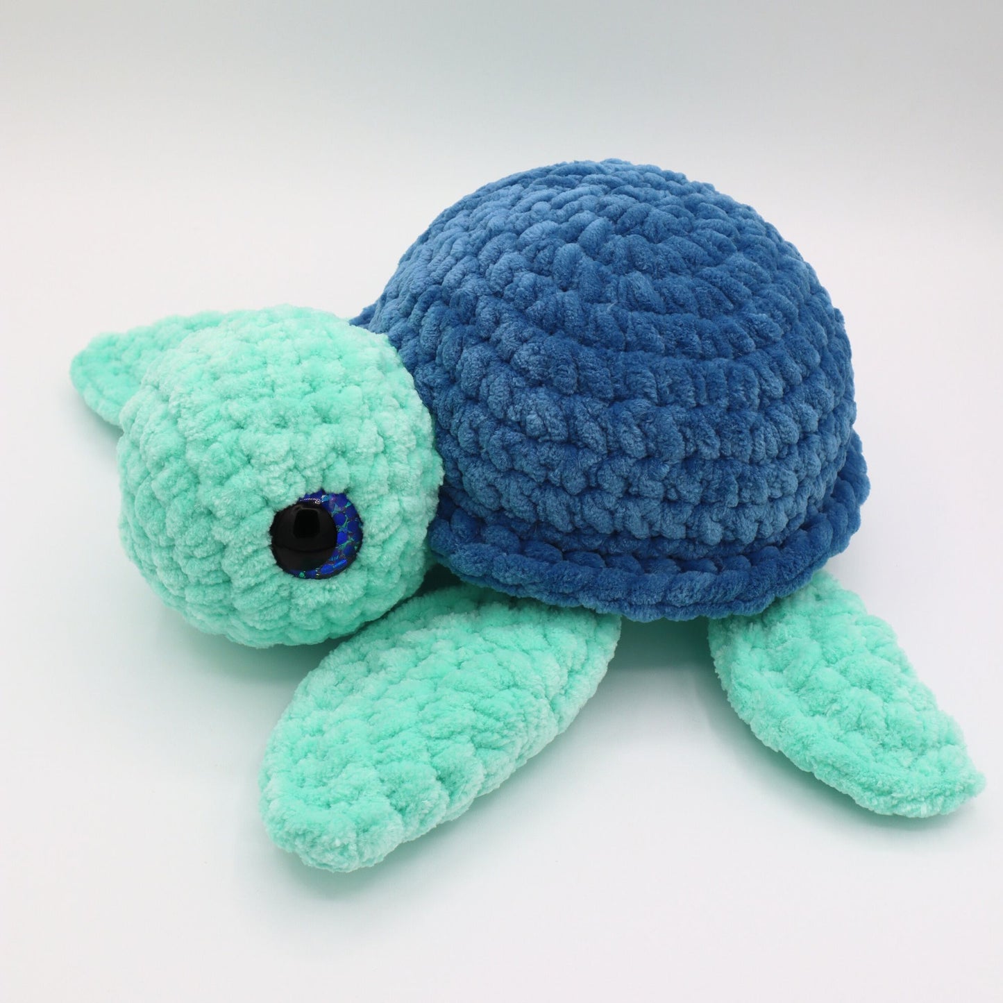 Blue Jumbo Turtle Plushie